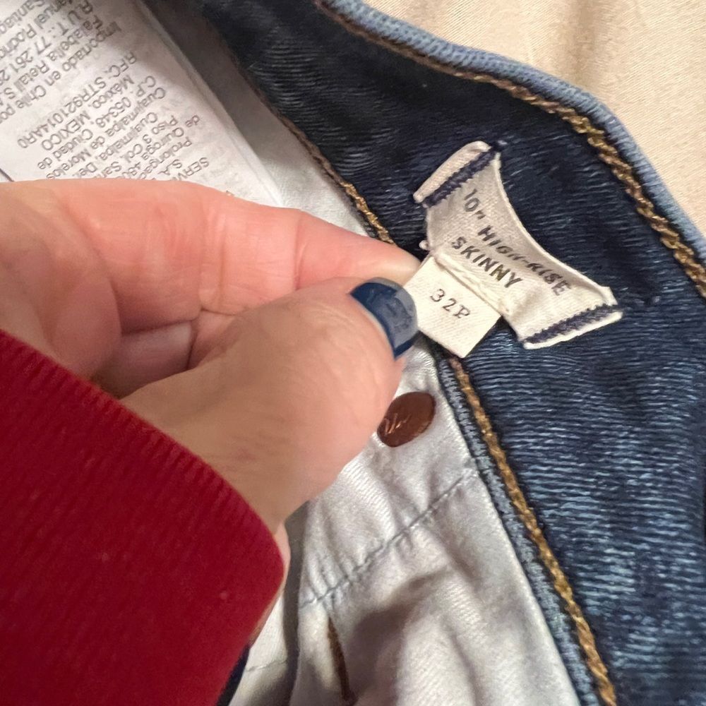 Madewell Dark Blue Skinny Jeans - Picture 8 of 11
